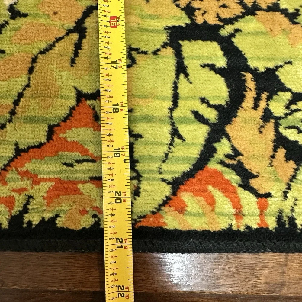Vintage Authentic Woven Lion Tropical Rug Wall Hanging Tapestry 38